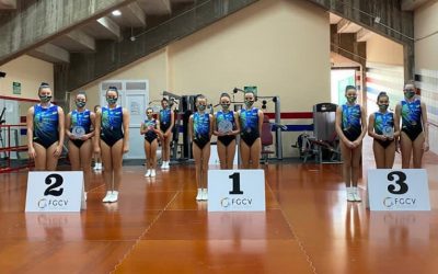 Xàtiva se impone en el Campeonato Autonómico de Gimnasia Aeróbica