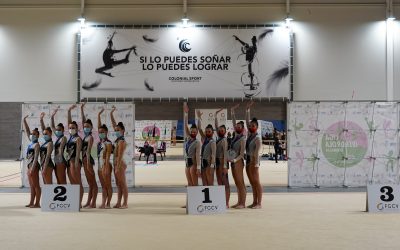 La gimnasia valenciana despide el 2020 con el Autonómico y Provincial de Conjuntos