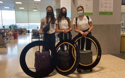 Polina Berezina, Noa Ros y Lucía González se preparan para la Aphrodite Cup