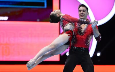 Buen desempeño del equipo nacional de gimnasia acrobática en el Campeonato del Mundo de Baku