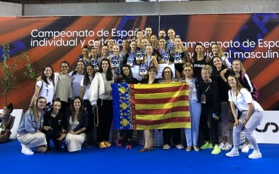 Polina Berezina y la rítmica valenciana brillan en el Campeonato de España