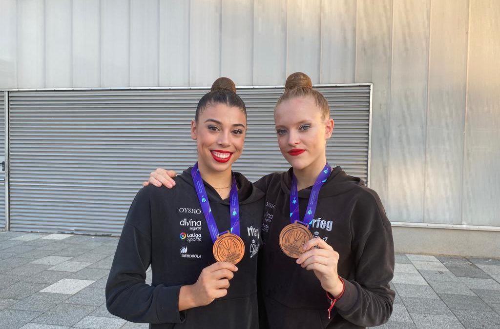 Patricia Pérez y Mireia Martínez logran tres medallas en la Copa del Mundo de gimnasia rítmica