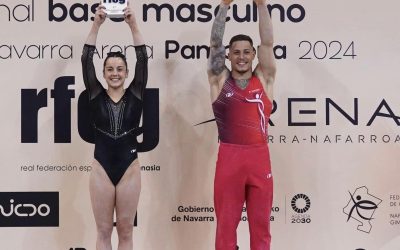 Néstor Abad se proclama campeón de España y Laura Casabuena e Irene Ros logran el bronce en suelo y salto