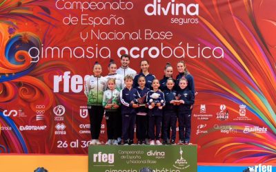 Dinamic se hace con dieciséis medallas en el Campeonato de España y Nacional de gimnasia acrobática