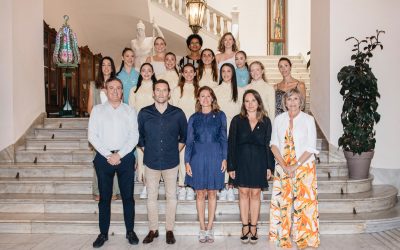 Castellón recibe a las gimnastas olímpicas antes de partir a París 2024