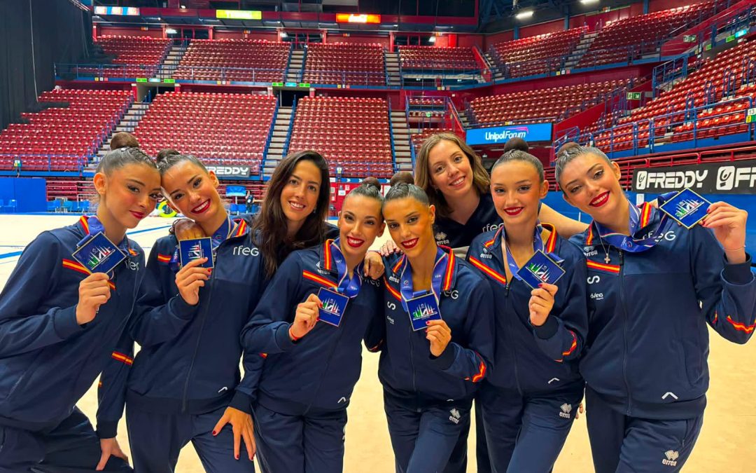 El conjunto nacional de Lucía Muñoz y Marina Cortelles logra el oro y el bronce en la Copa del Mundo de Milán