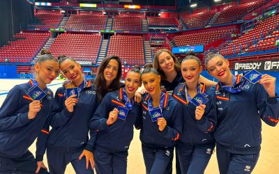El conjunto nacional de Lucía Muñoz y Marina Cortelles logra el oro y el bronce en la Copa del Mundo de Milán